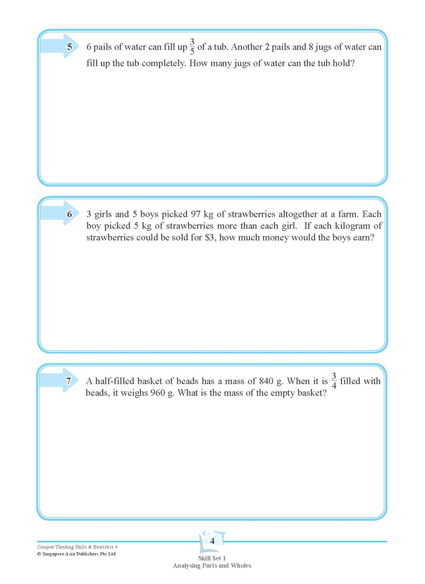 Conquer Thinking Skills & Heuristics Workbook 6