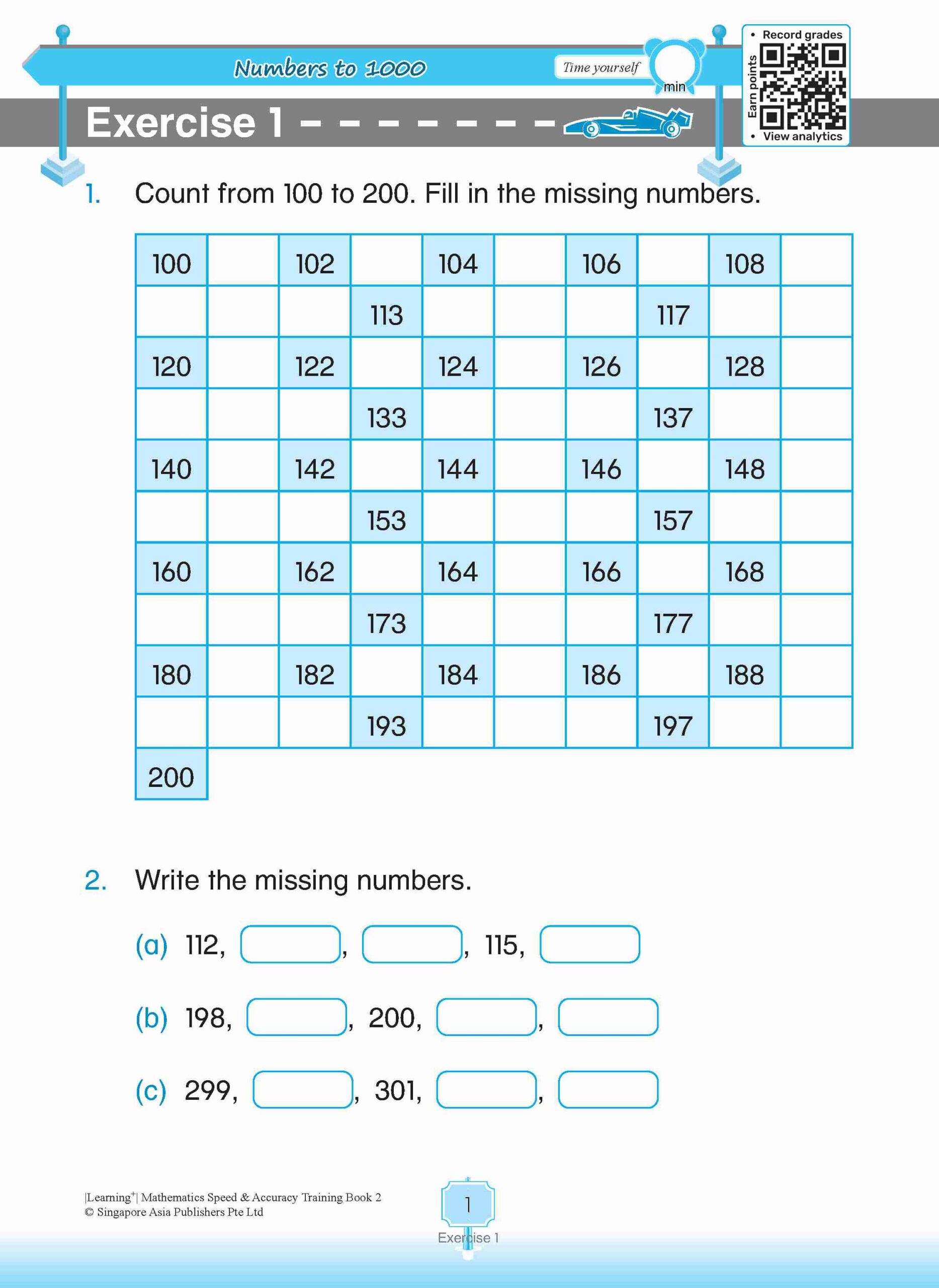 LEARNING+ Mathematics Speed & Accuracy Training Book 2