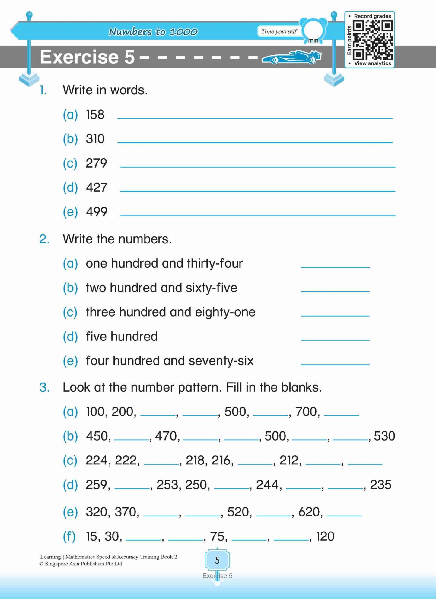 LEARNING+ Mathematics Speed & Accuracy Training Book 2
