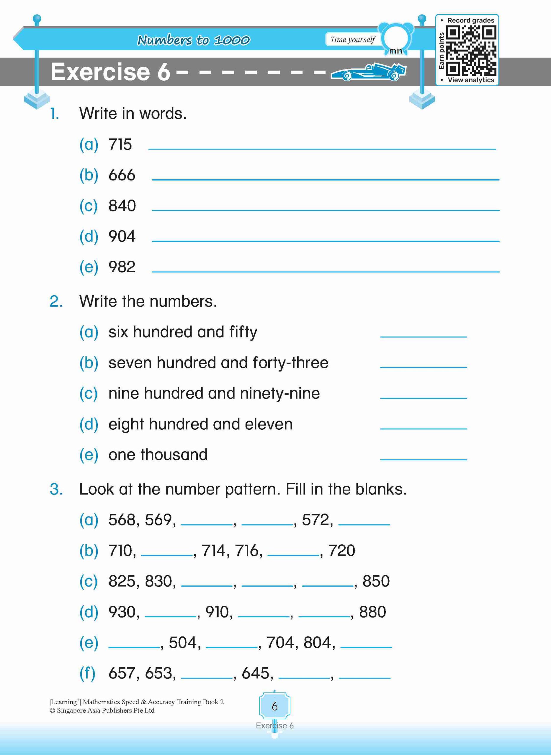 LEARNING+ Mathematics Speed & Accuracy Training Book 2