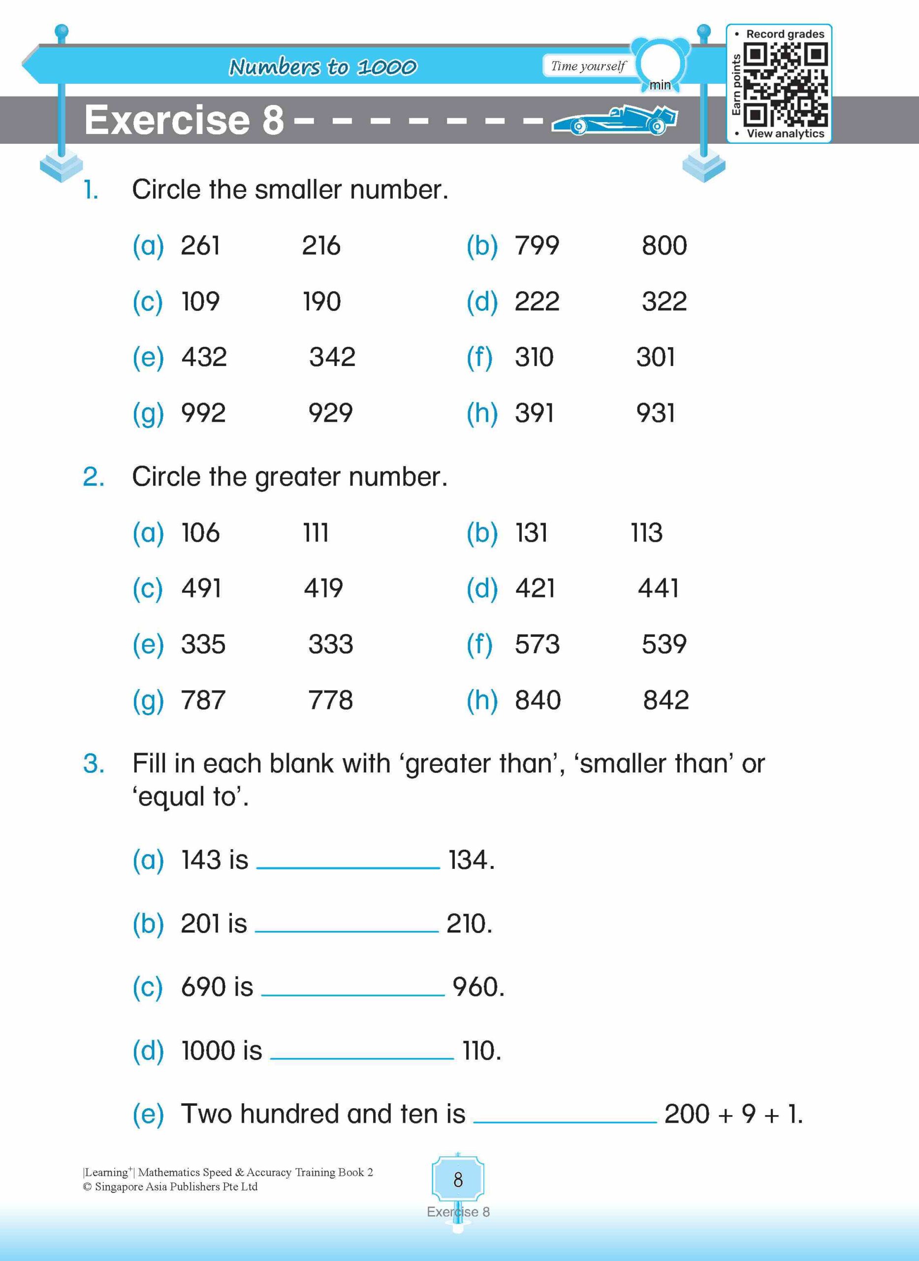 LEARNING+ Mathematics Speed & Accuracy Training Book 2