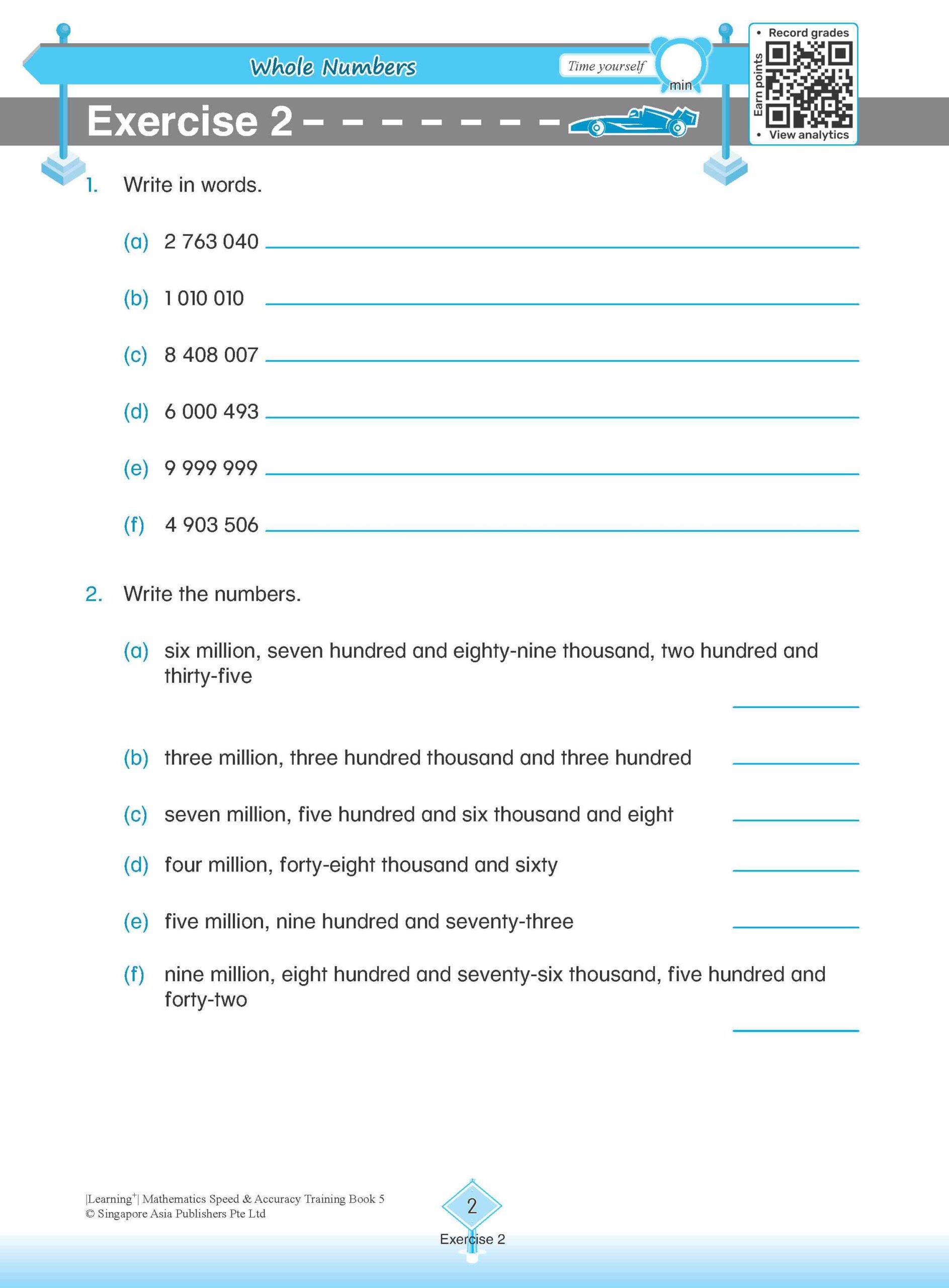 LEARNING+ Mathematics Speed & Accuracy Training Book 5