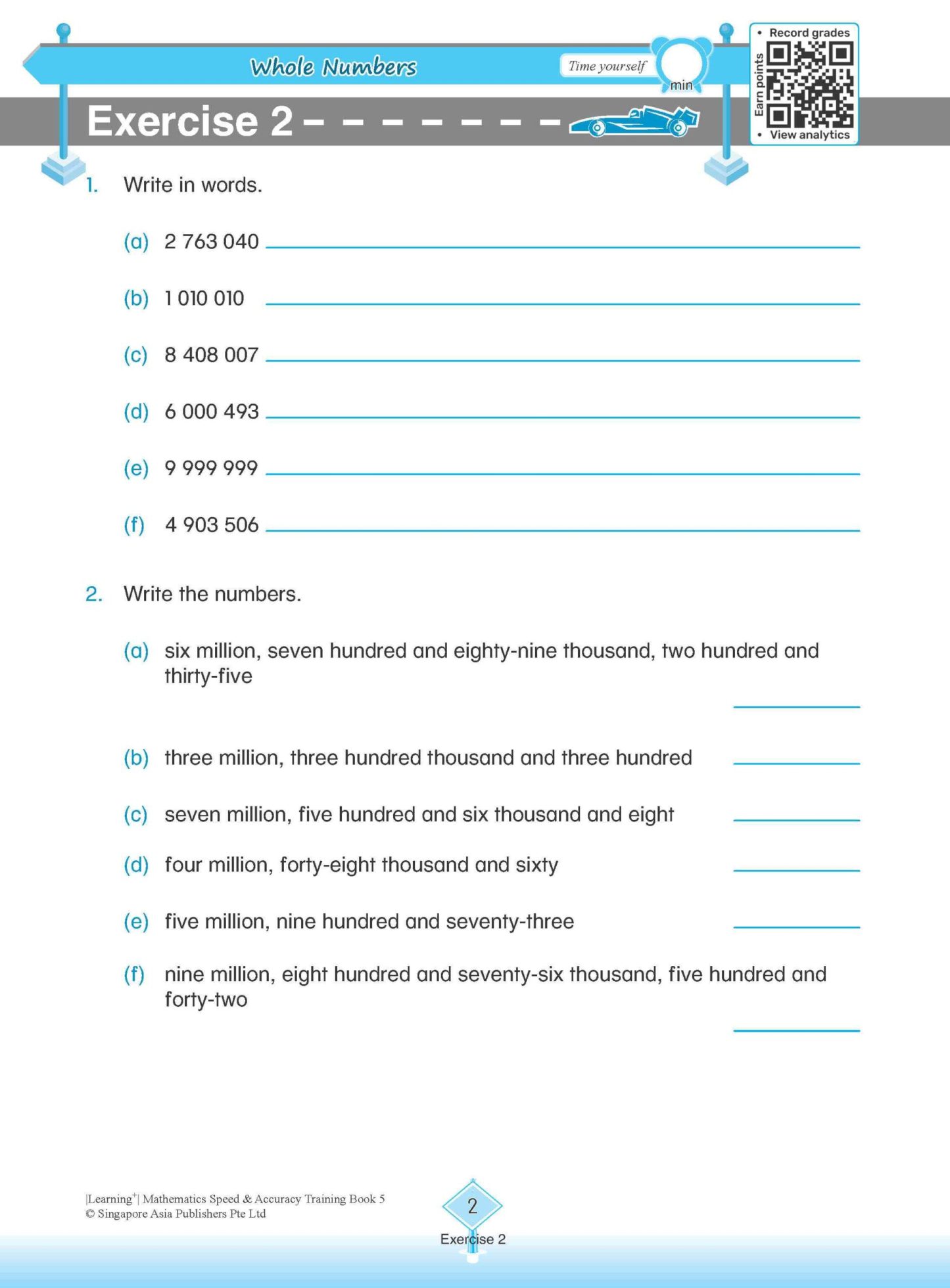 LEARNING+ Mathematics Speed & Accuracy Training Book 5