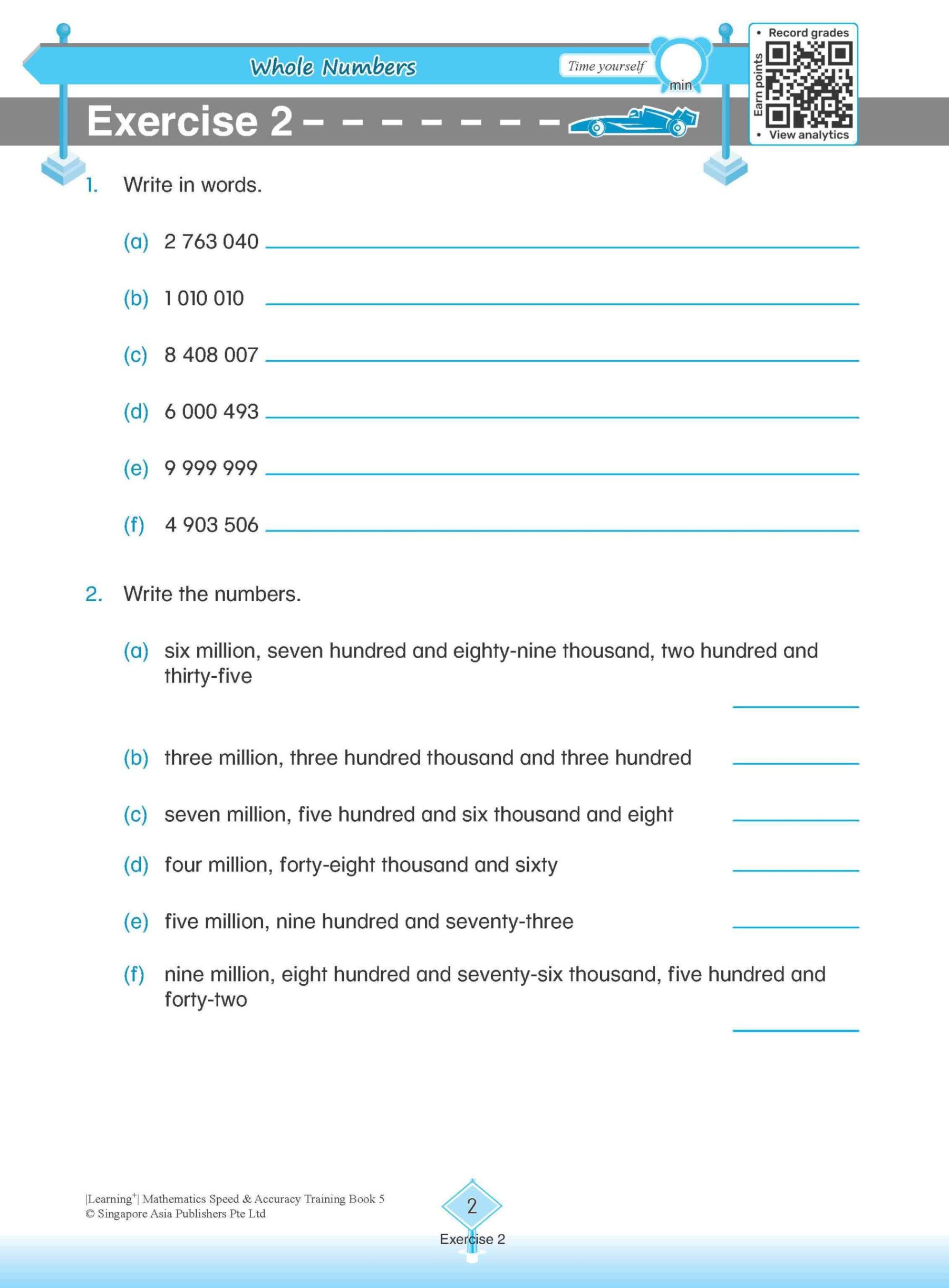 LEARNING+ Mathematics Speed & Accuracy Training Book 5
