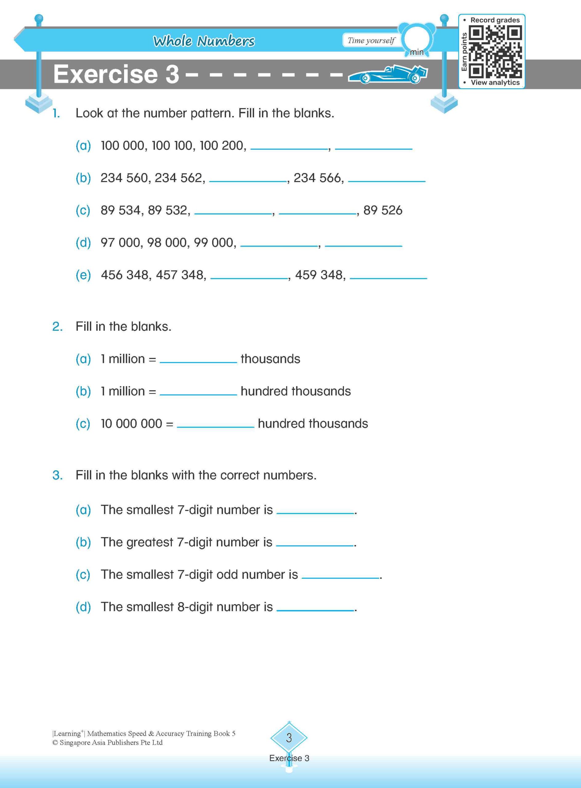 LEARNING+ Mathematics Speed & Accuracy Training Book 5
