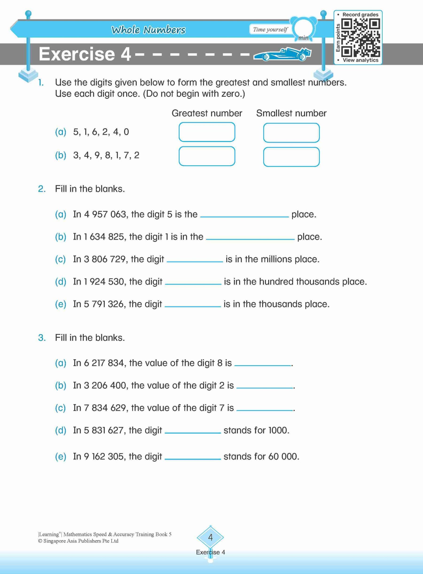 LEARNING+ Mathematics Speed & Accuracy Training Book 5