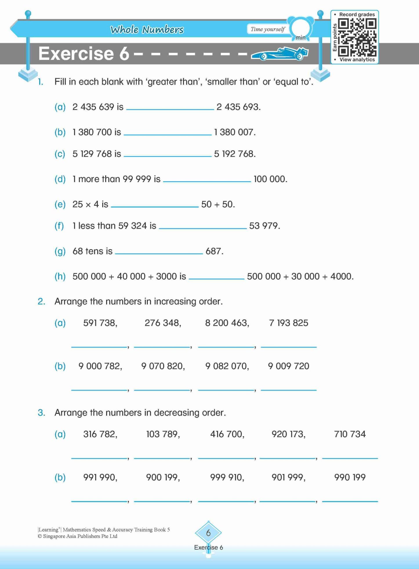 LEARNING+ Mathematics Speed & Accuracy Training Book 5