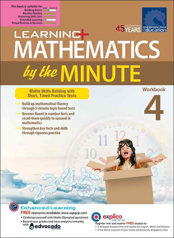 Learning+ Mathematics by the Minute Workbook 4