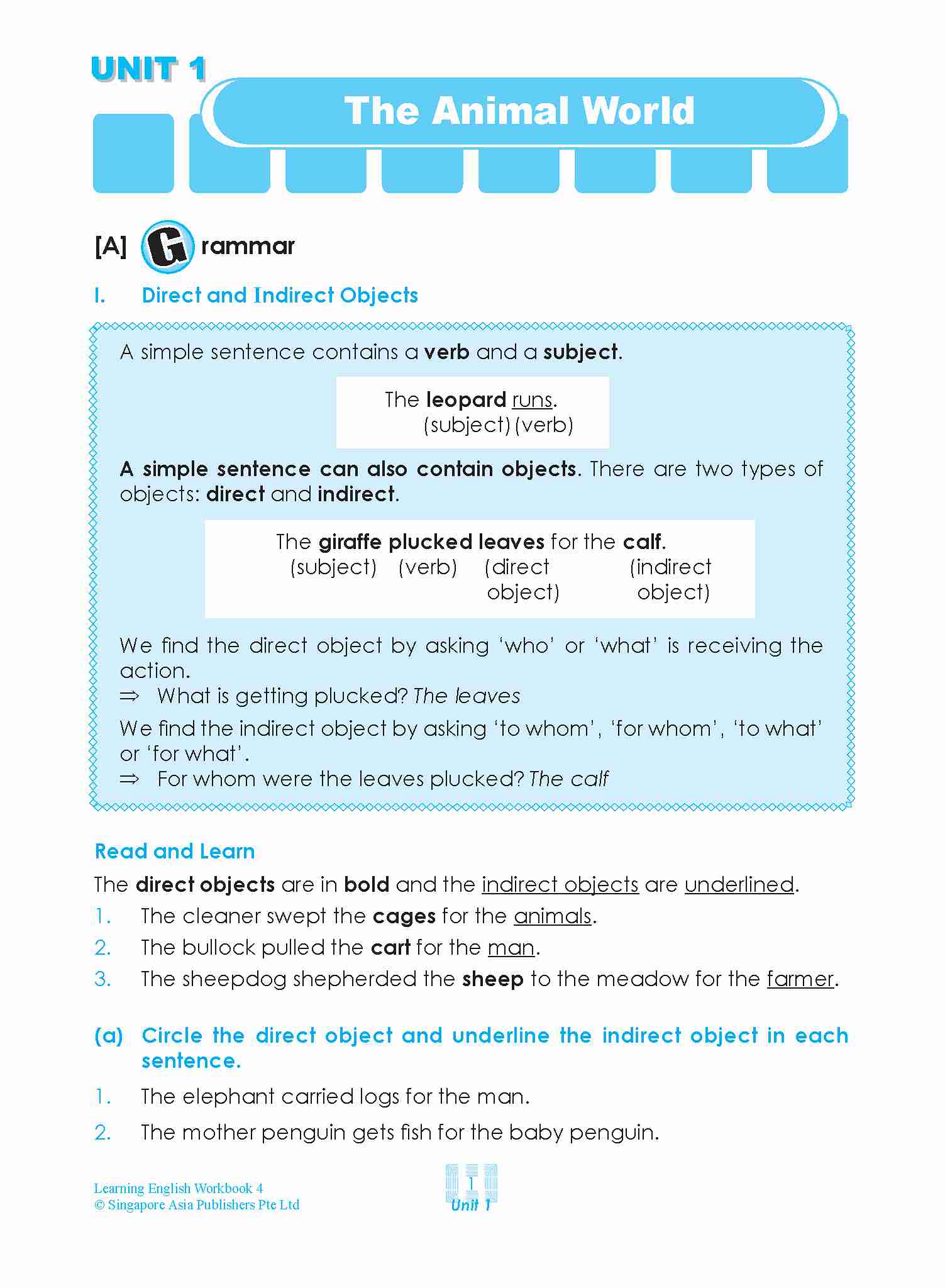 LEARNING ENGLISH Workbook 4