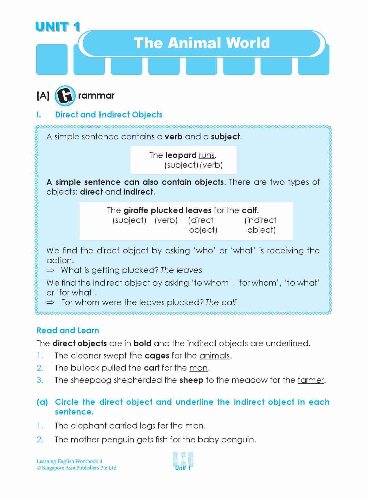 LEARNING ENGLISH Workbook 4