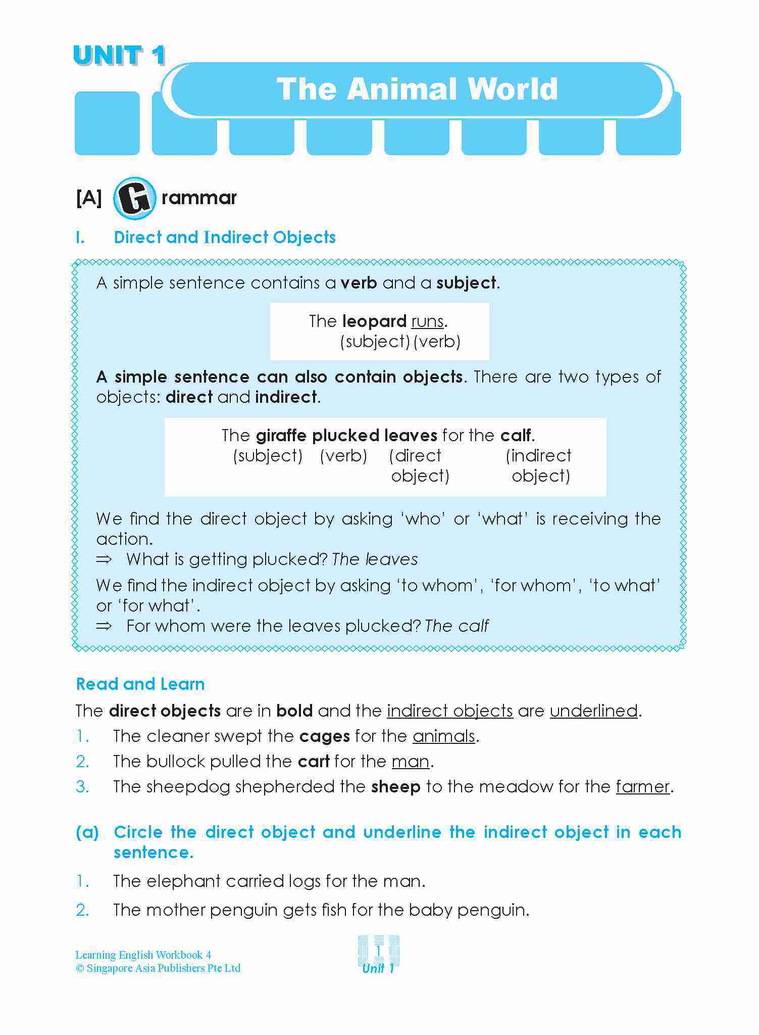 LEARNING ENGLISH Workbook 4