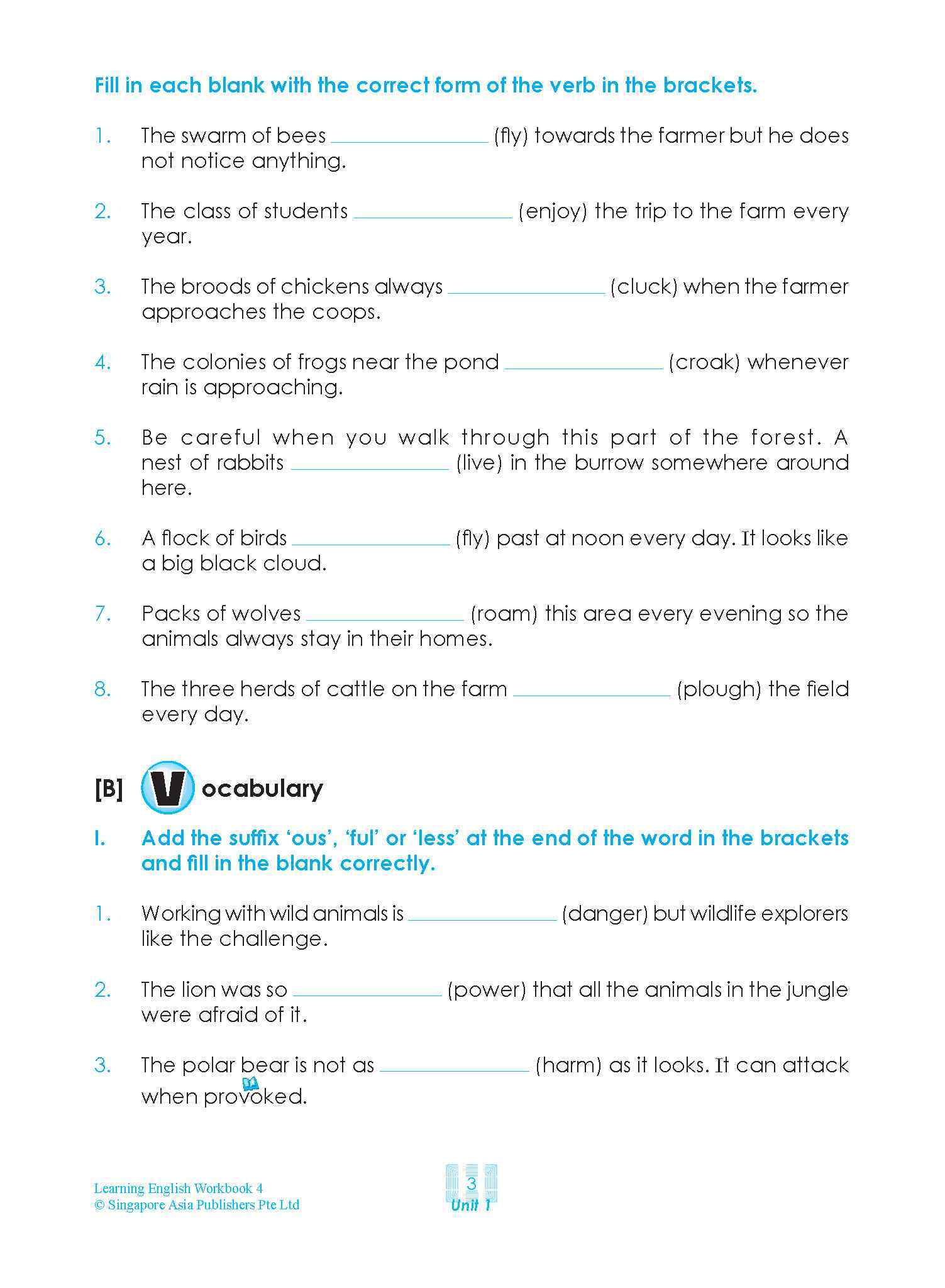 LEARNING ENGLISH Workbook 4