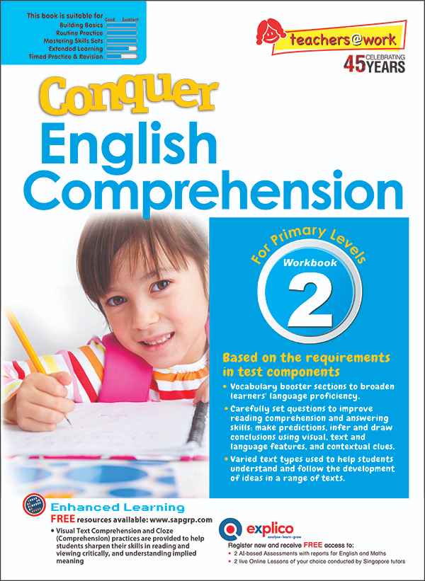 Conquer English Comprehension Workbook 2