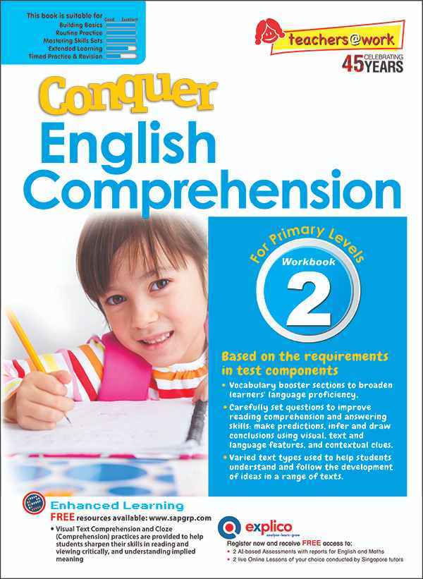 Conquer English Comprehension Workbook 2