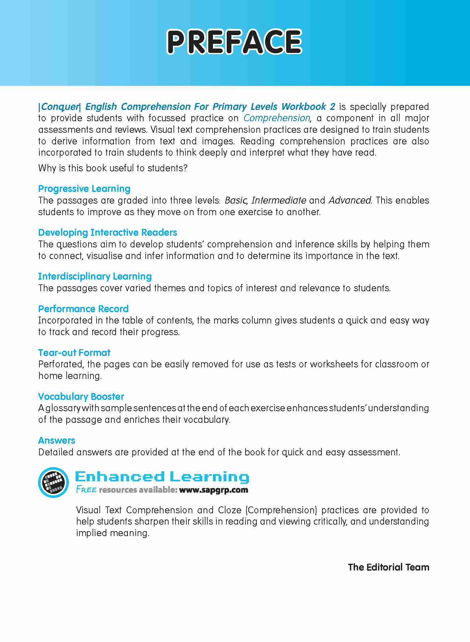 Conquer English Comprehension Workbook 2