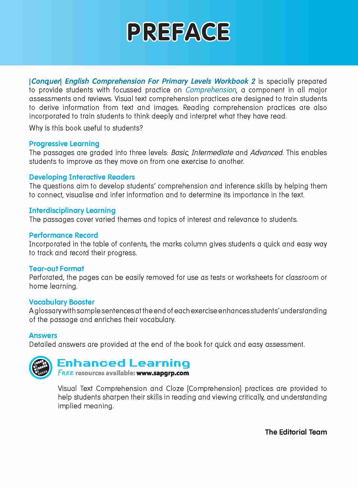 Conquer English Comprehension Workbook 2