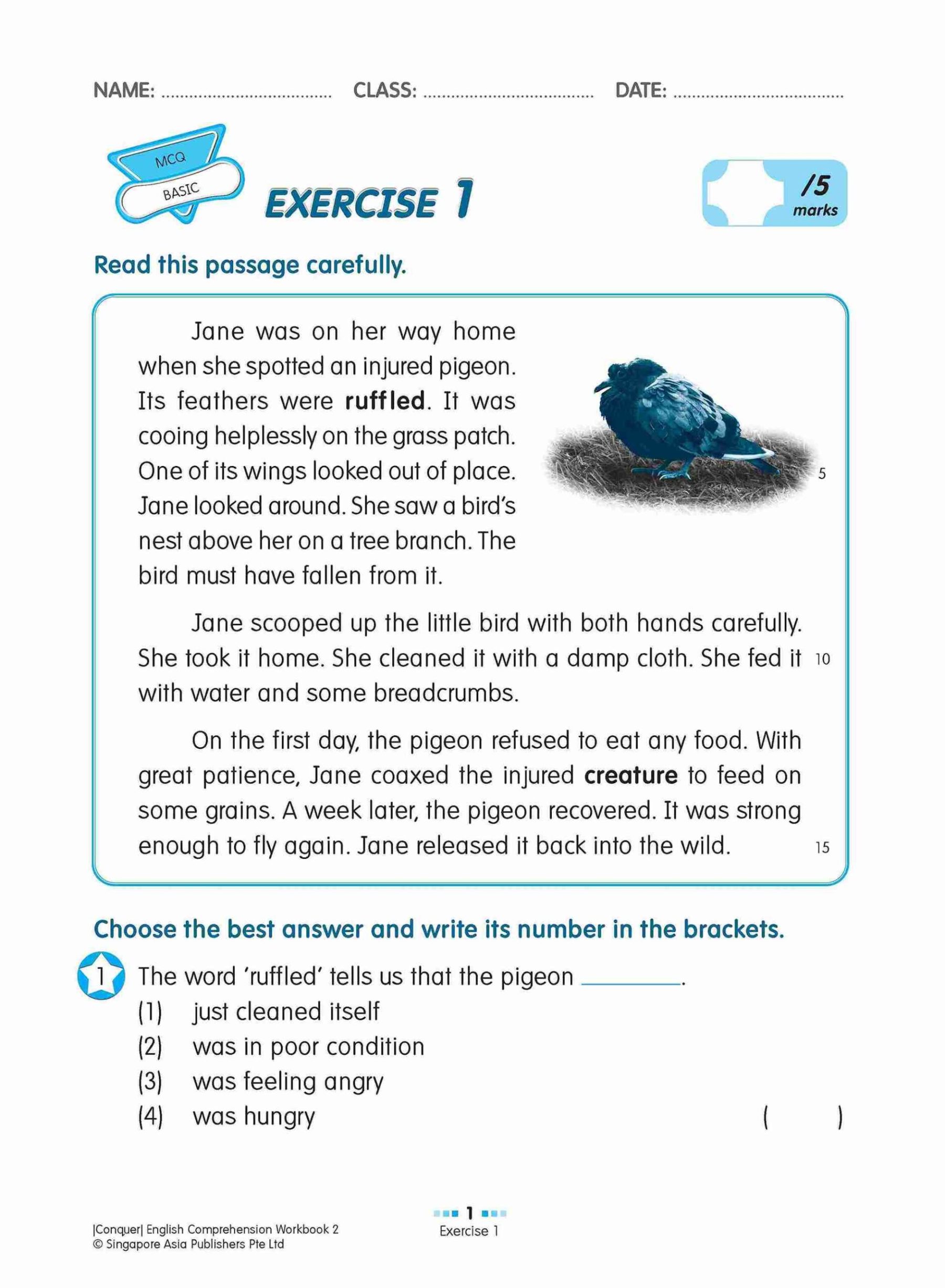 Conquer English Comprehension Workbook 2