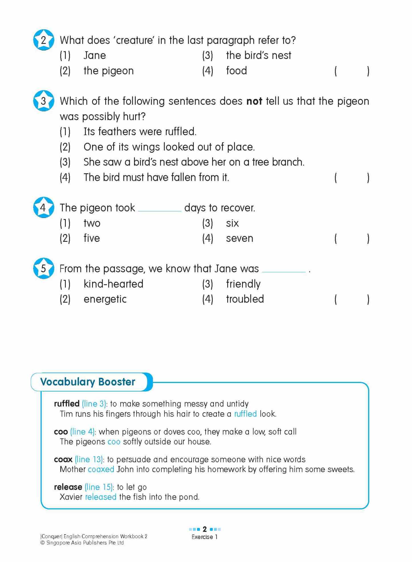 Conquer English Comprehension Workbook 2