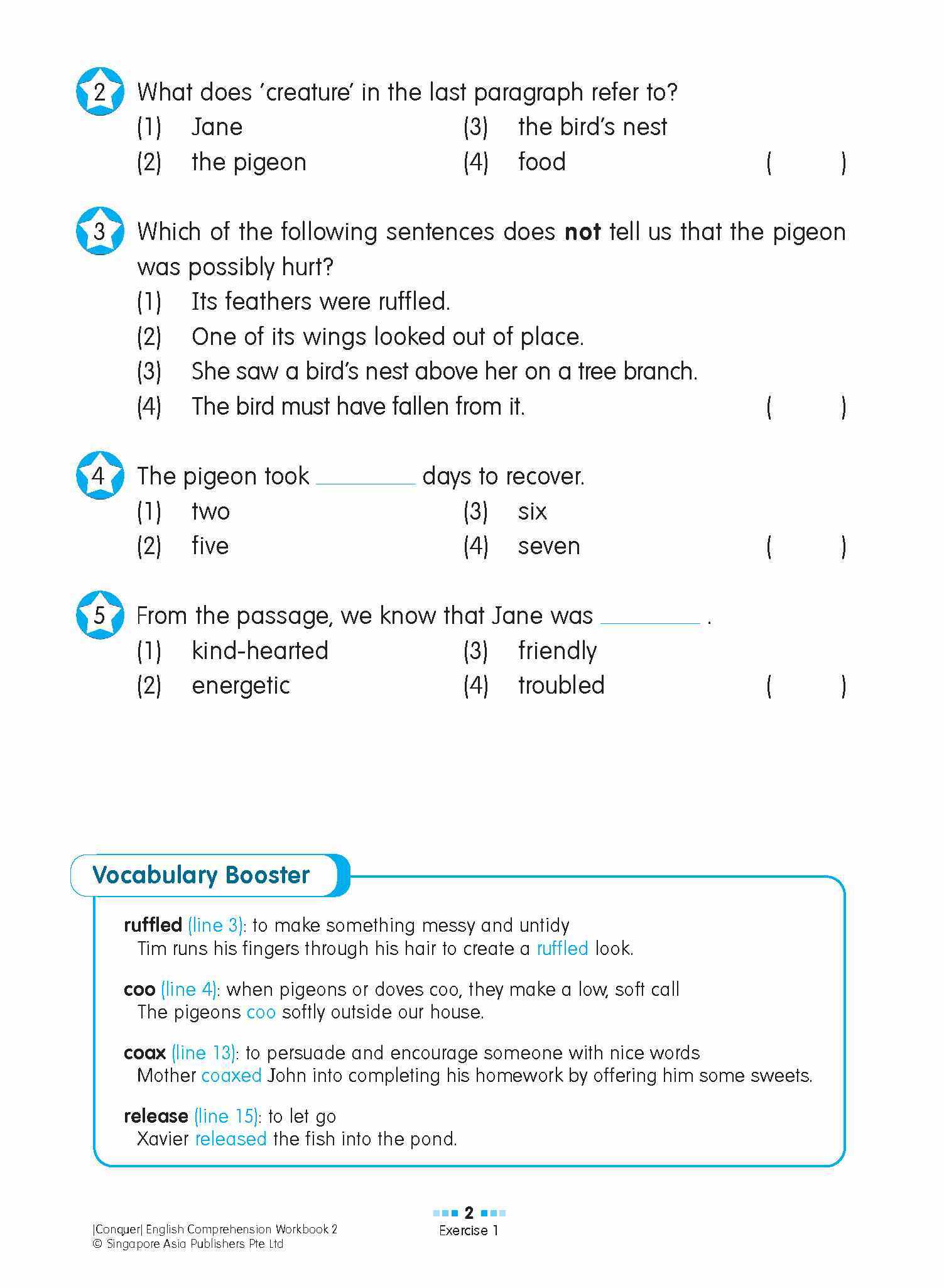 Conquer English Comprehension Workbook 2