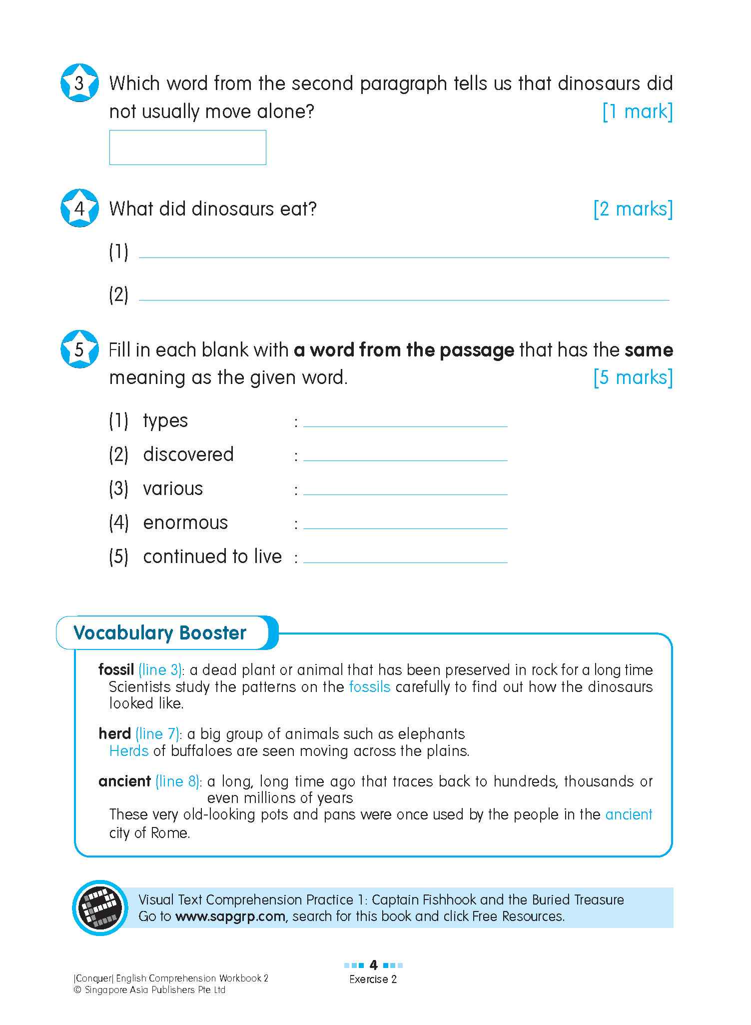 Conquer English Comprehension Workbook 2