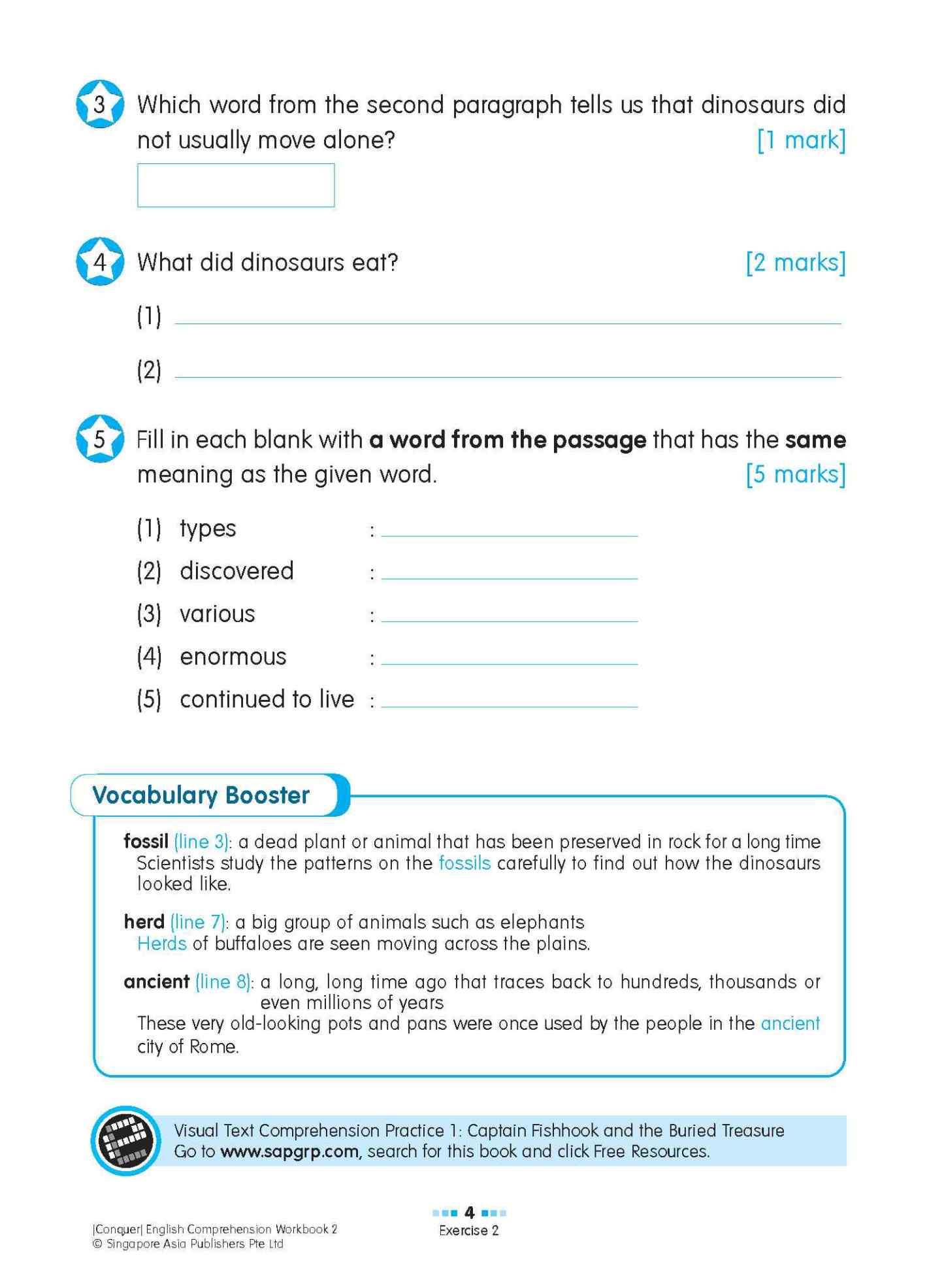 Conquer English Comprehension Workbook 2