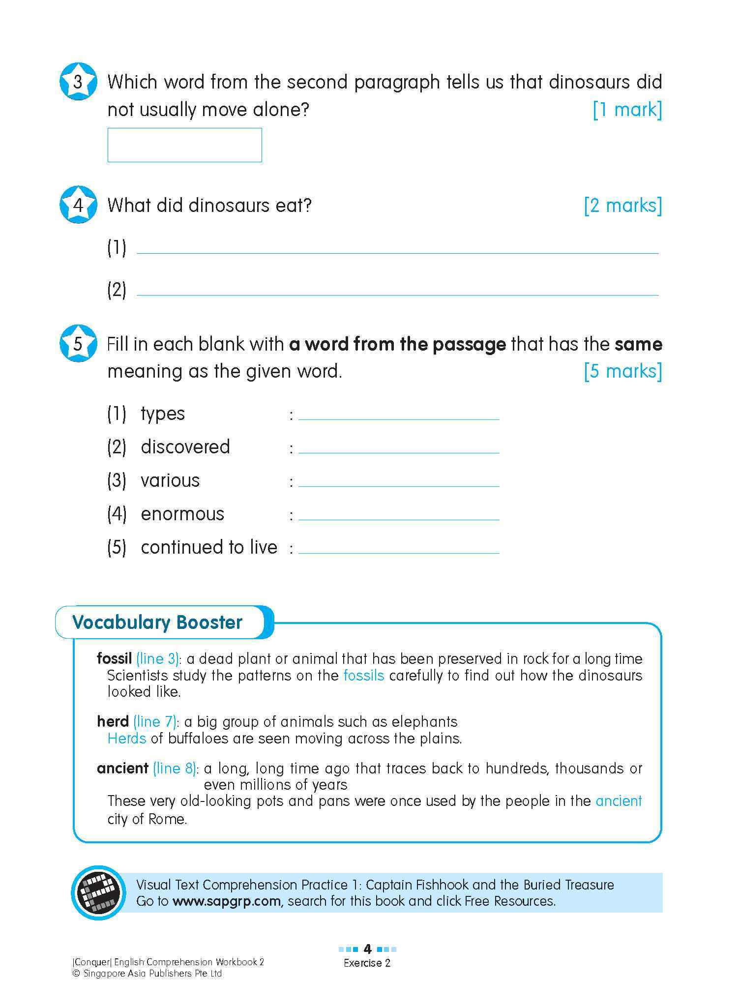 Conquer English Comprehension Workbook 2
