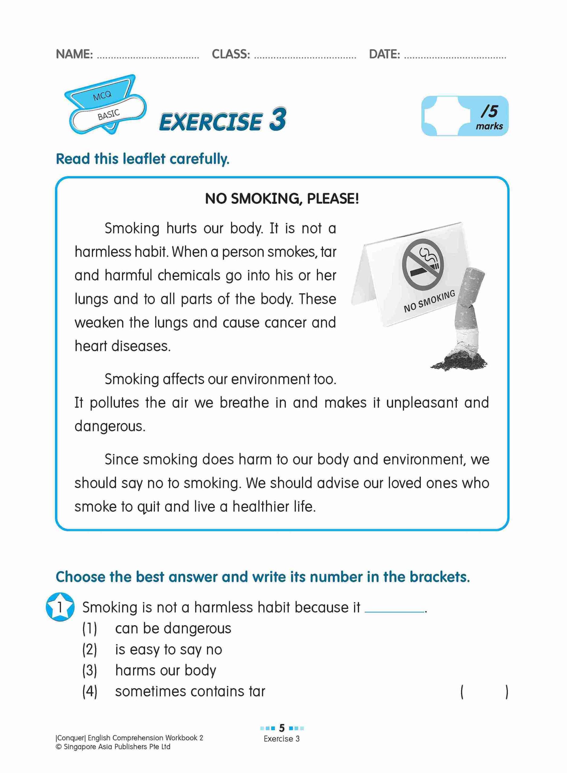 Conquer English Comprehension Workbook 2