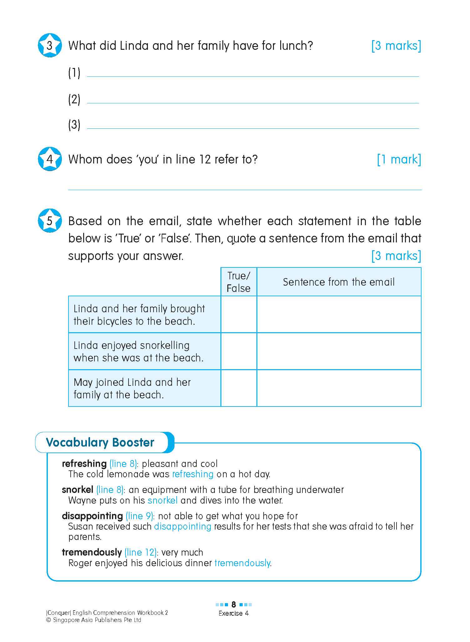 Conquer English Comprehension Workbook 2