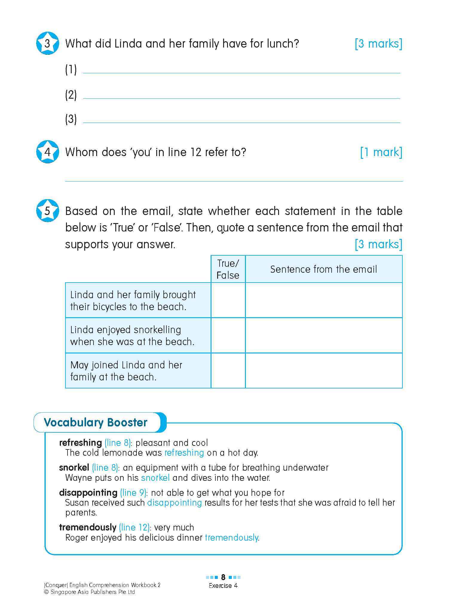 Conquer English Comprehension Workbook 2