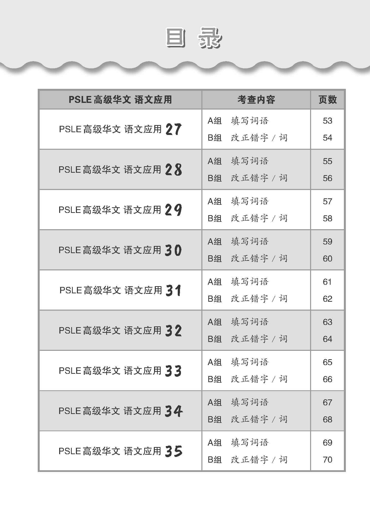 会考满分冲刺 PSLE高级华文语文应用 / PSLE Higher Chinese Language and Usage
