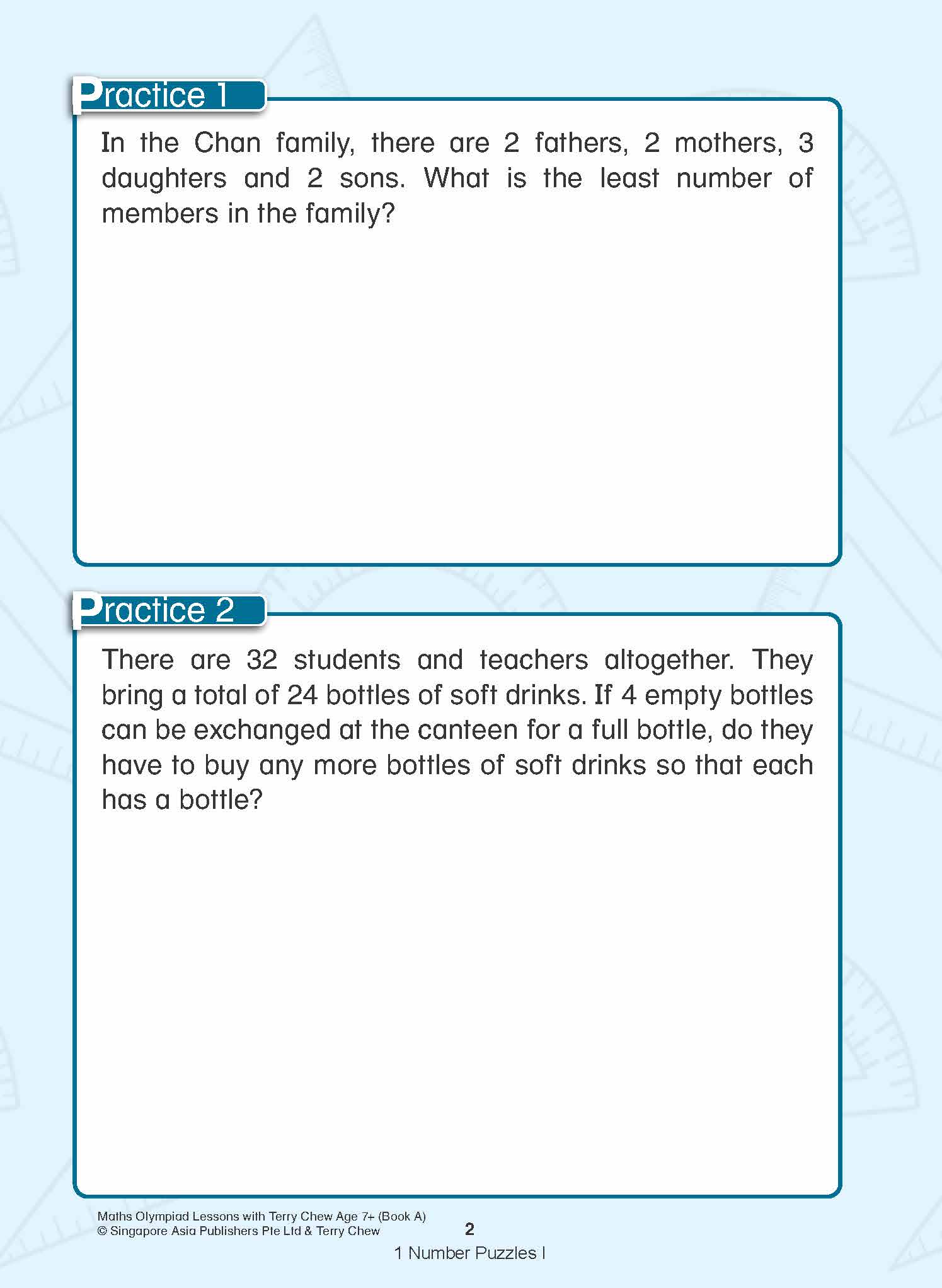 Maths Olympiad Lessons with Terry Chew Age 7+ Book A