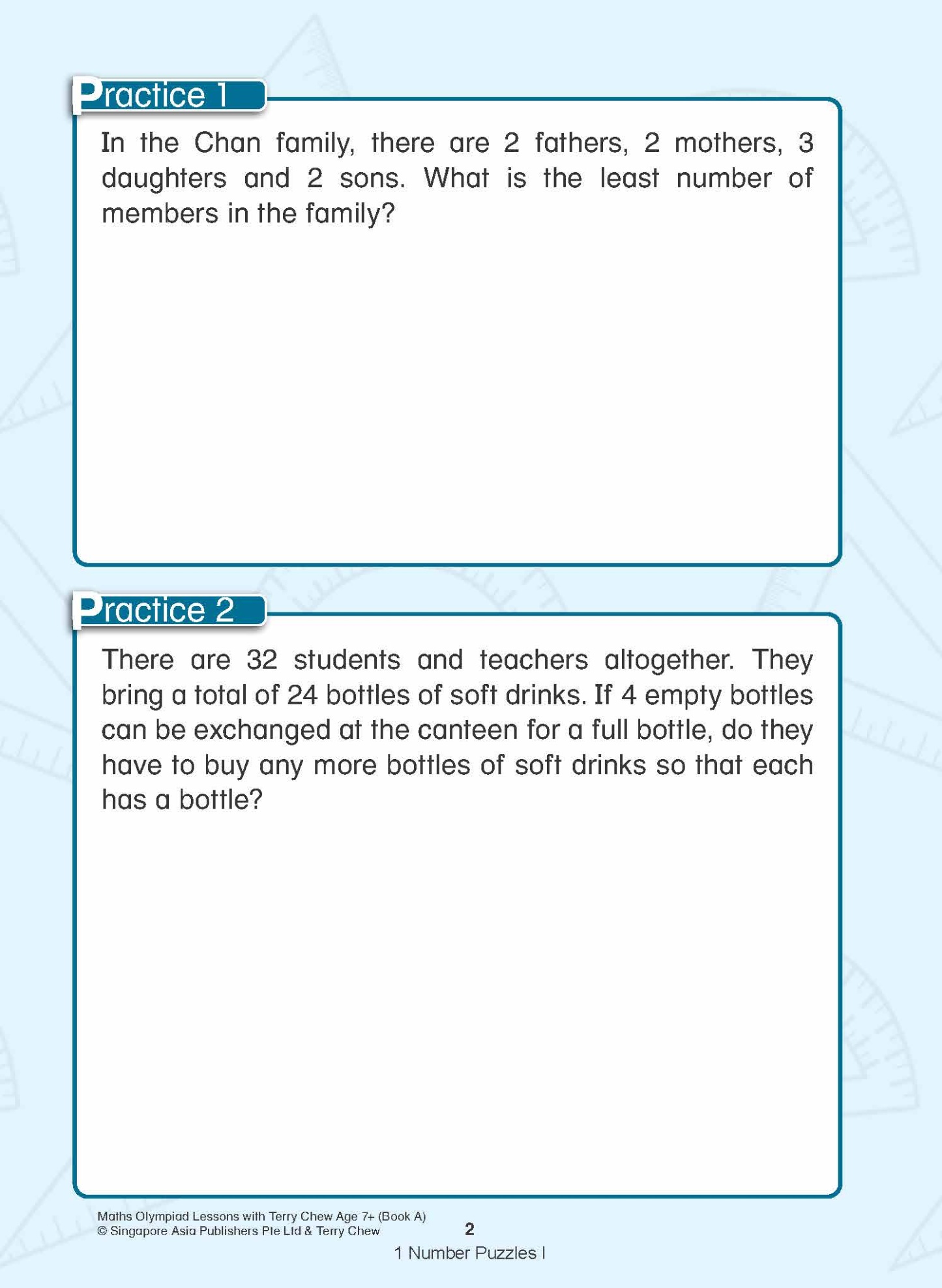 Maths Olympiad Lessons with Terry Chew Age 7+ Book A