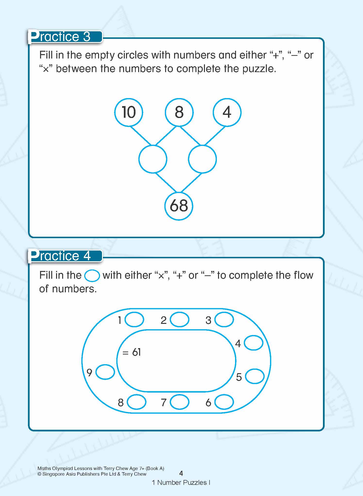 Maths Olympiad Lessons with Terry Chew Age 7+ Book A