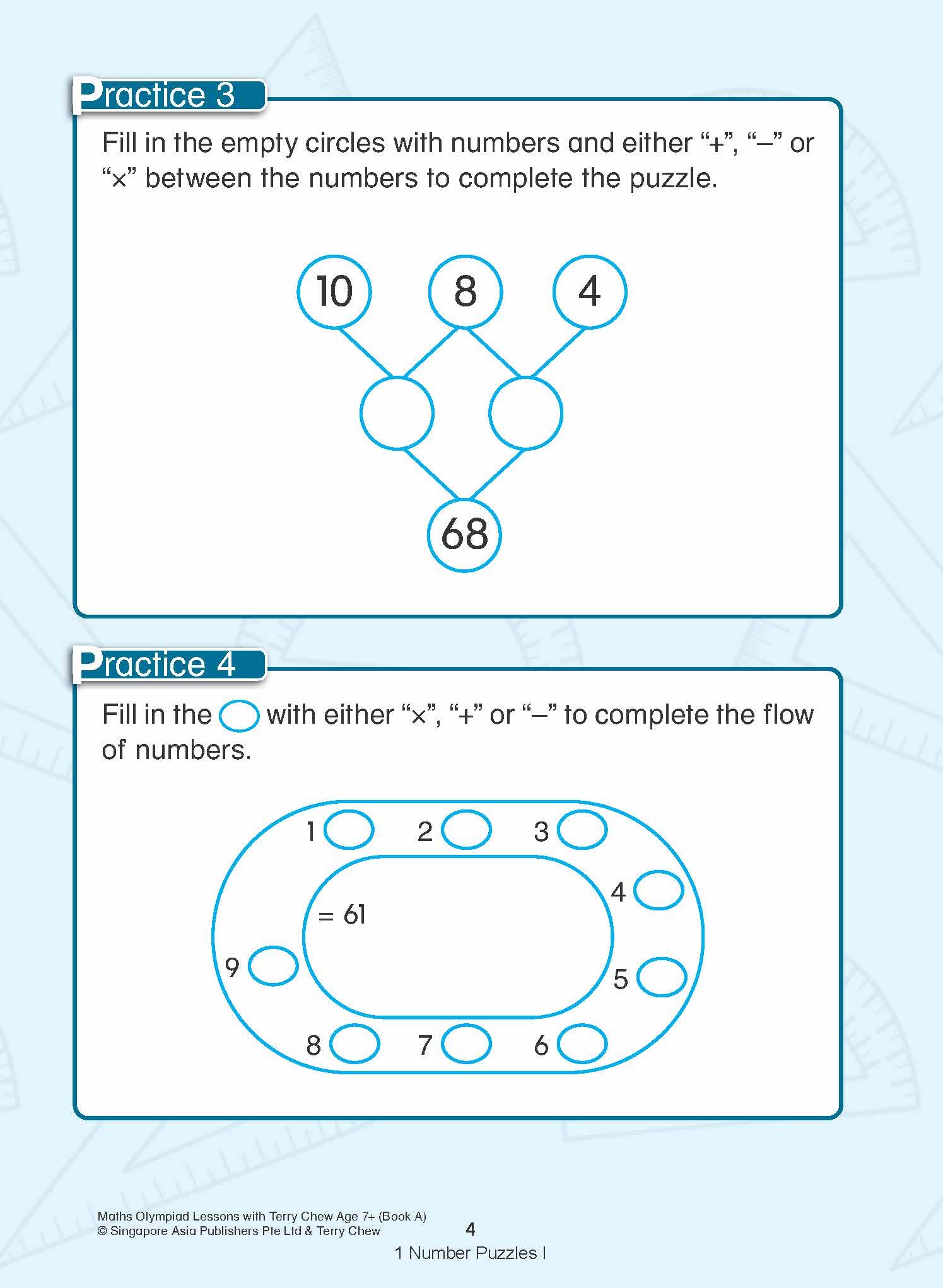 Maths Olympiad Lessons with Terry Chew Age 7+ Book A