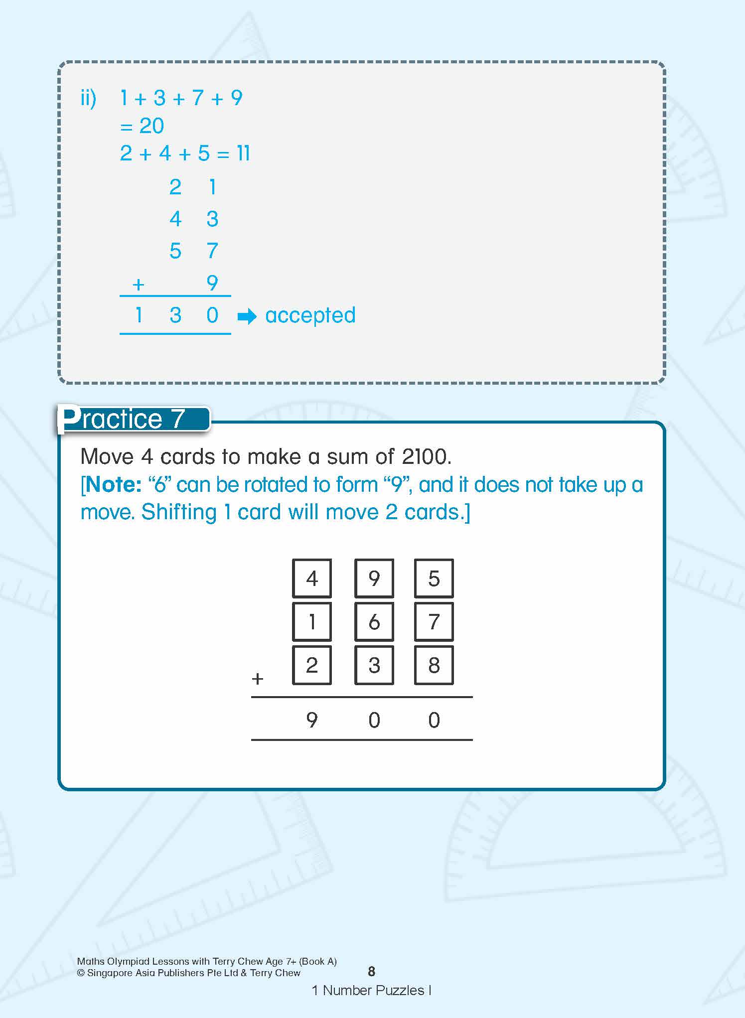 Maths Olympiad Lessons with Terry Chew Age 7+ Book A