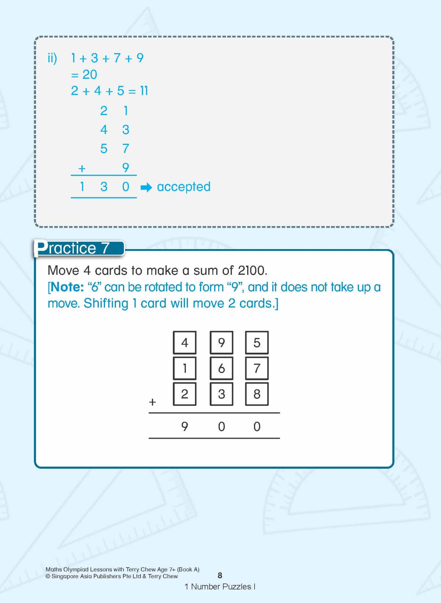 Maths Olympiad Lessons with Terry Chew Age 7+ Book A