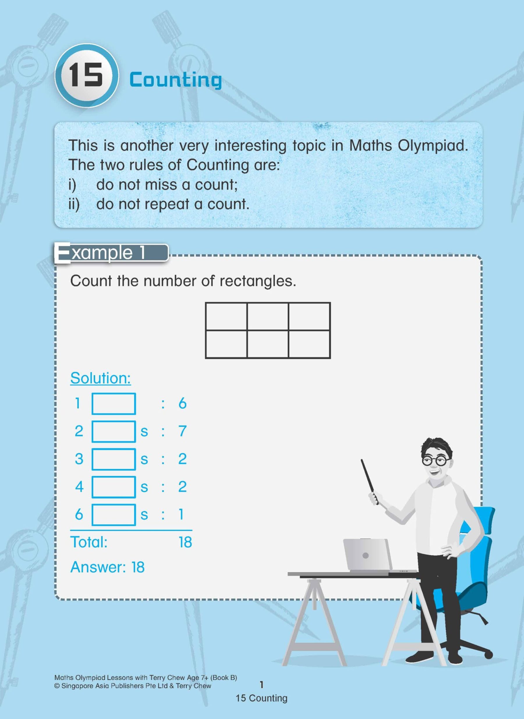 Maths Olympiad Lessons with Terry Chew Age 7+ Book B