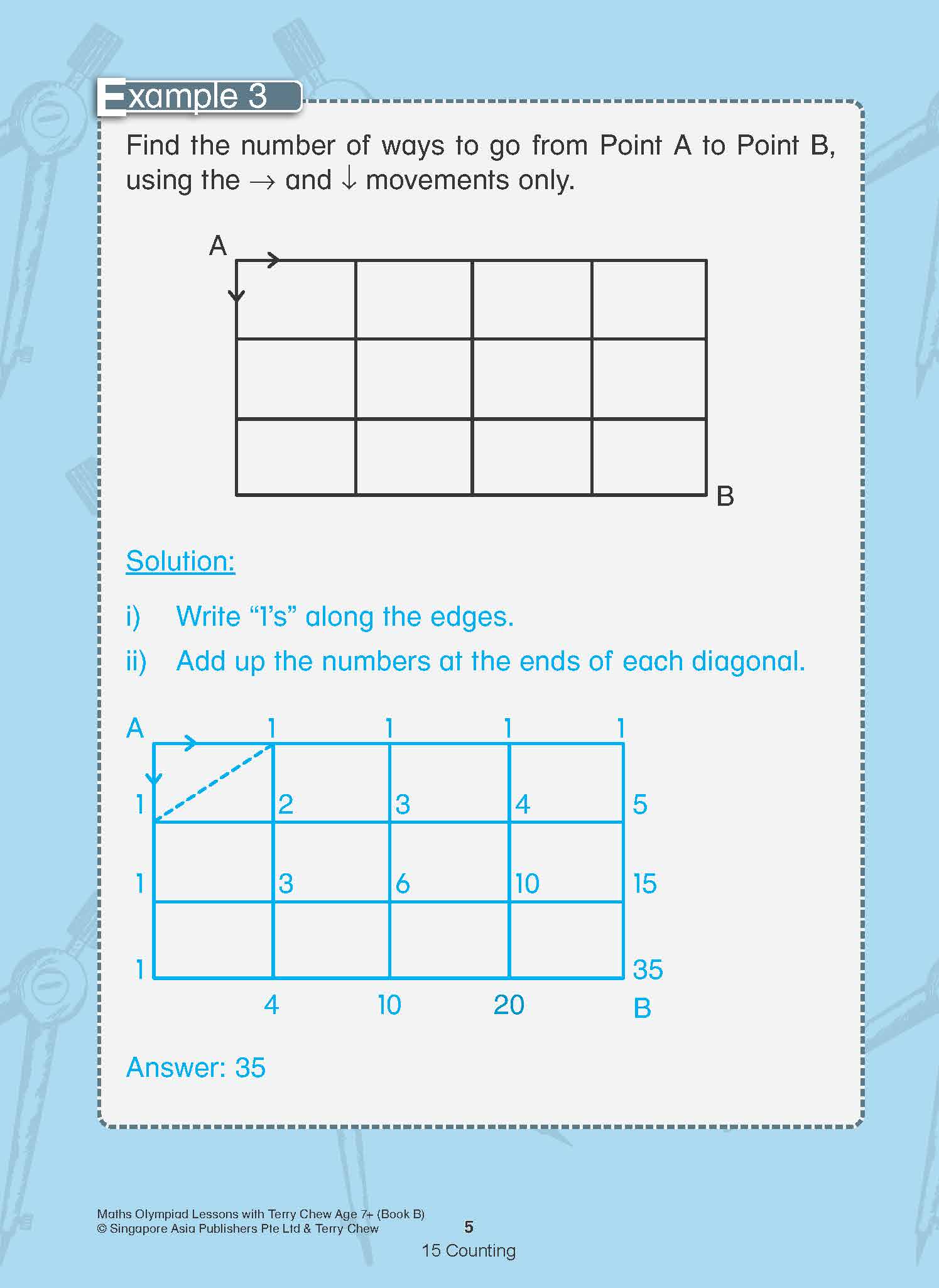 Maths Olympiad Lessons with Terry Chew Age 7+ Book B