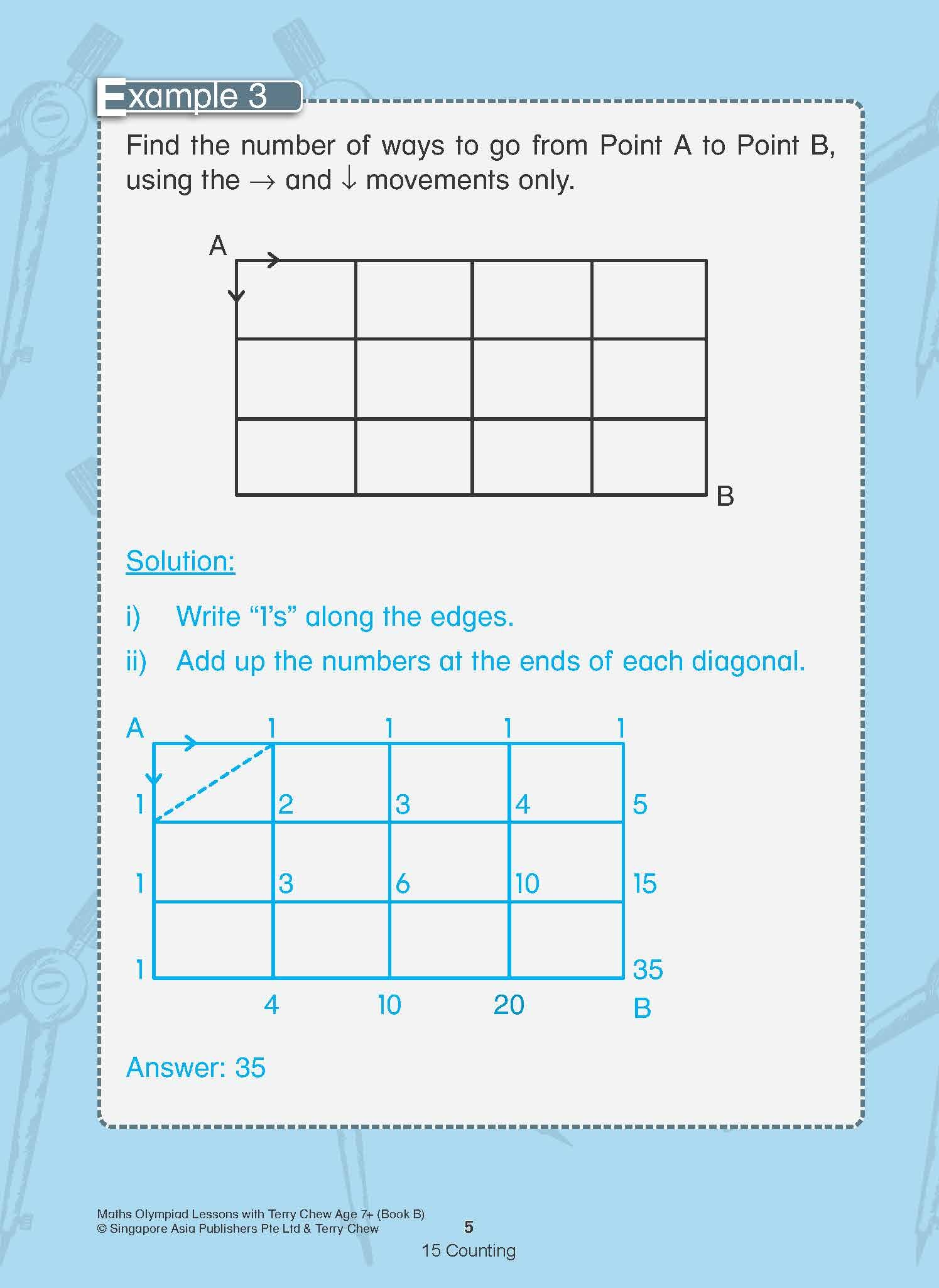 Maths Olympiad Lessons with Terry Chew Age 7+ Book B