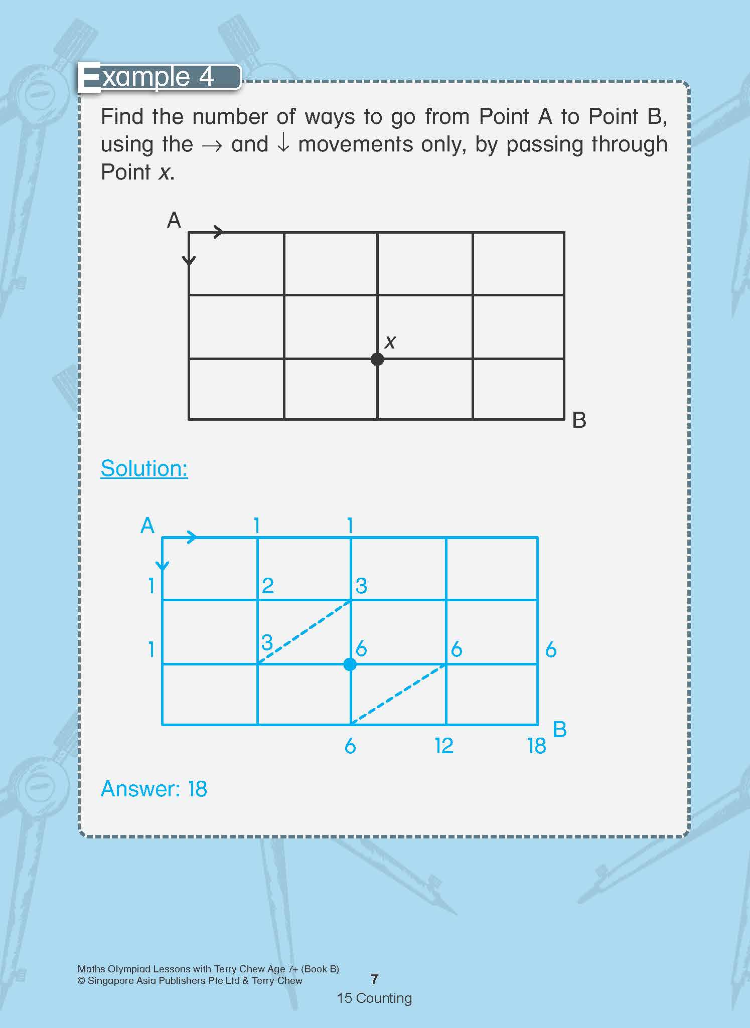 Maths Olympiad Lessons with Terry Chew Age 7+ Book B