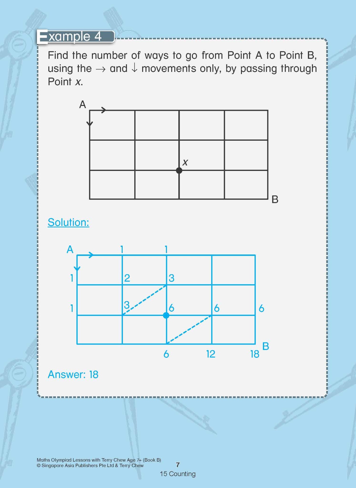 Maths Olympiad Lessons with Terry Chew Age 7+ Book B