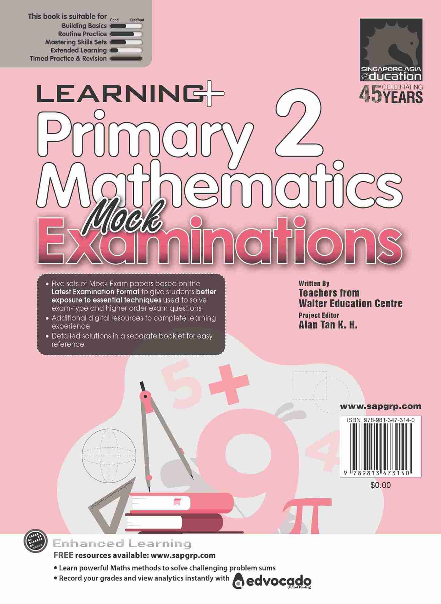 LEARNING+ Primary 2 Mathematics Mock Examinations