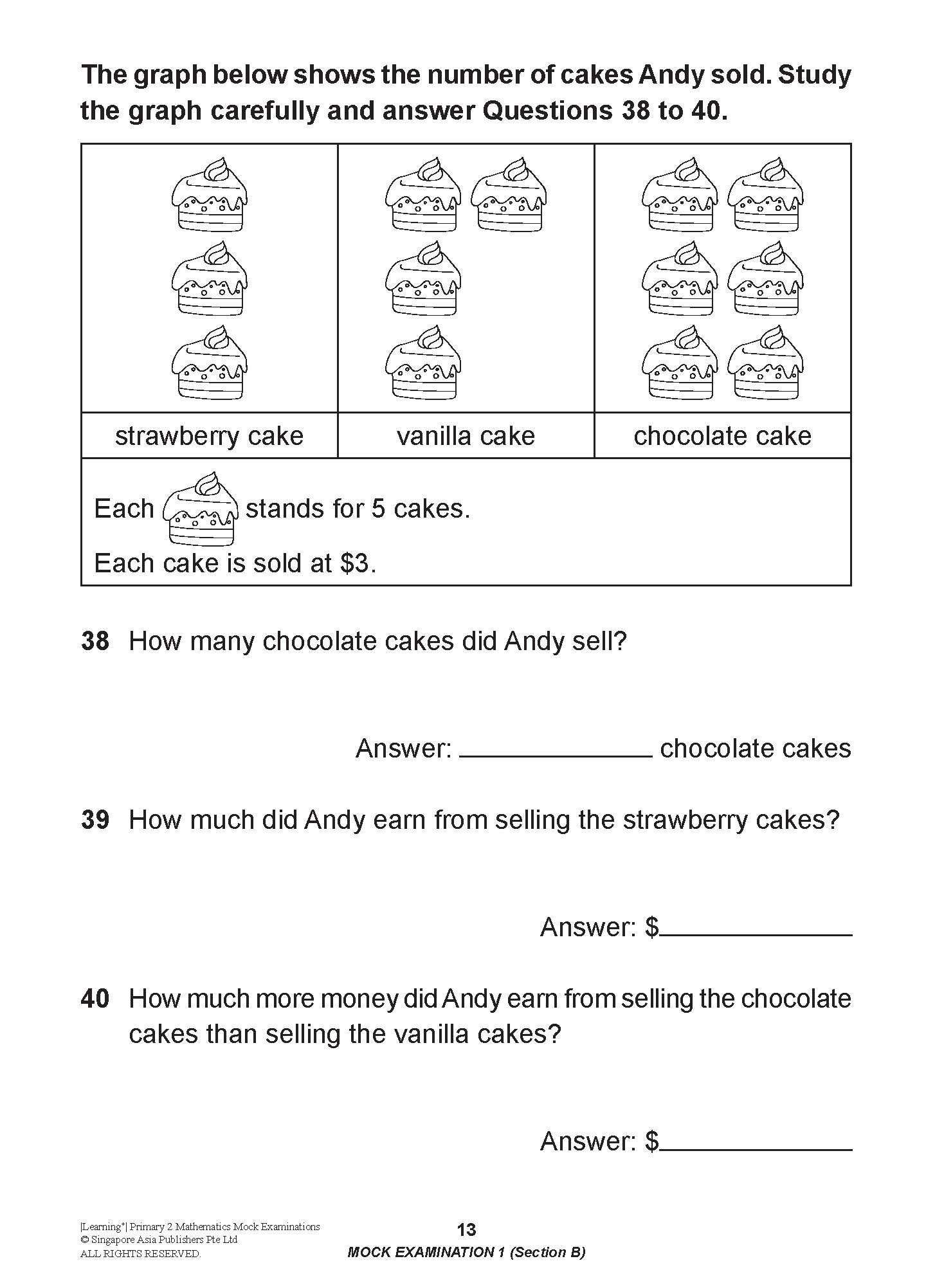 LEARNING+ Primary 2 Mathematics Mock Examinations
