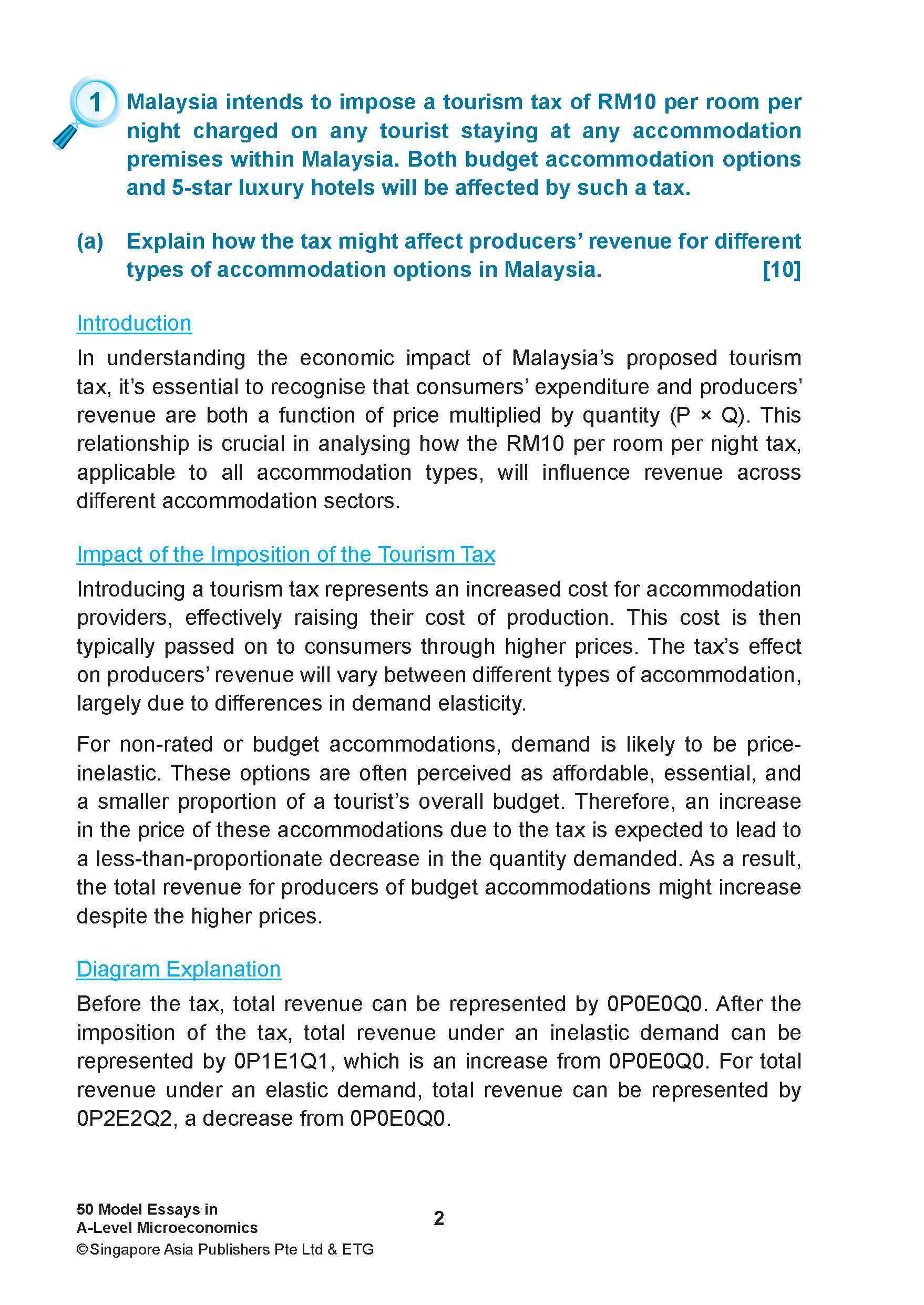 NOTES+ with ETG Econs 50 MODEL ESSAYS in A-LEVEL MICROECONOMICS