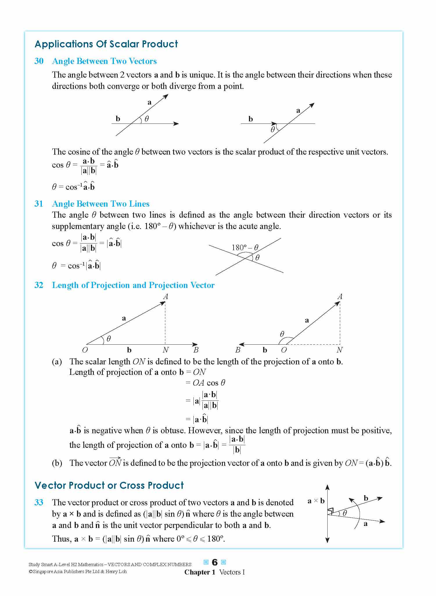 STUDY SMART A-Level H2 Mathematics Vectors and Complex Numbers
