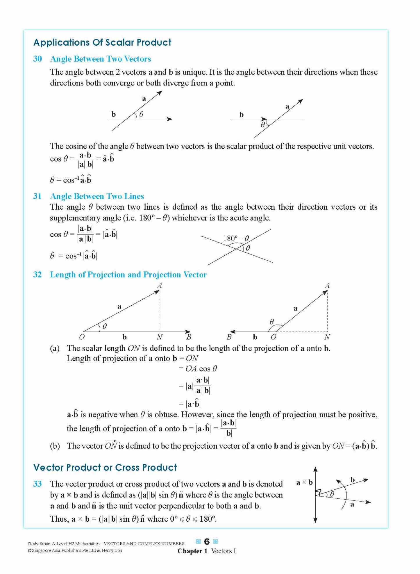 STUDY SMART A-Level H2 Mathematics Vectors and Complex Numbers