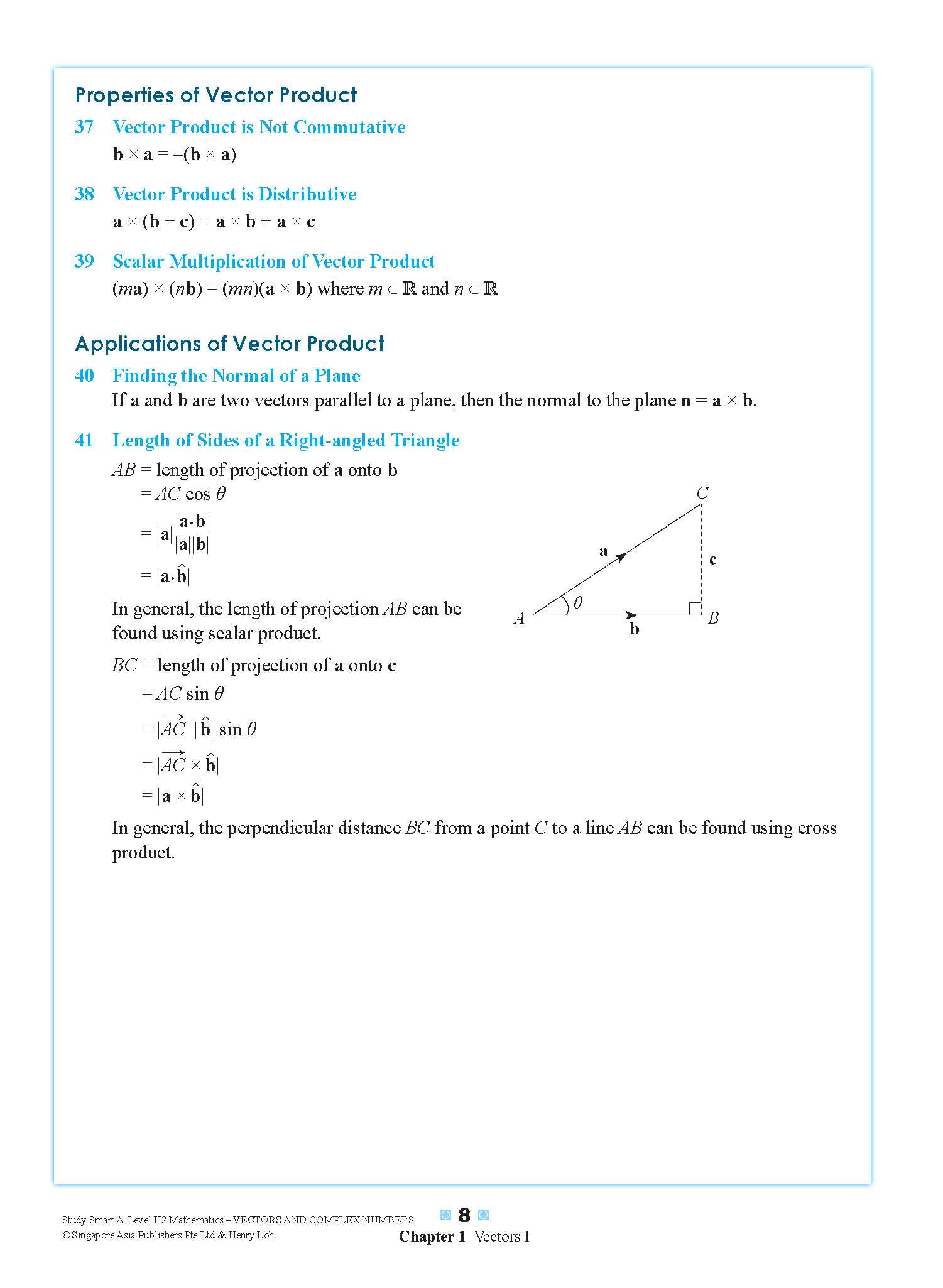 STUDY SMART A-Level H2 Mathematics Vectors and Complex Numbers