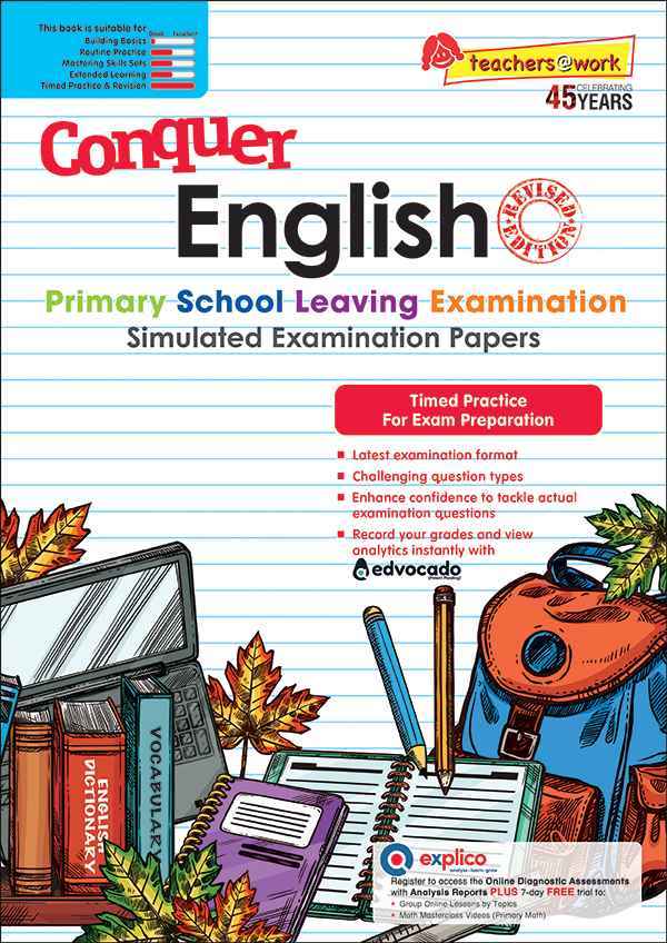Conquer English Primary School Leaving Examination – Simulated Examination Papers