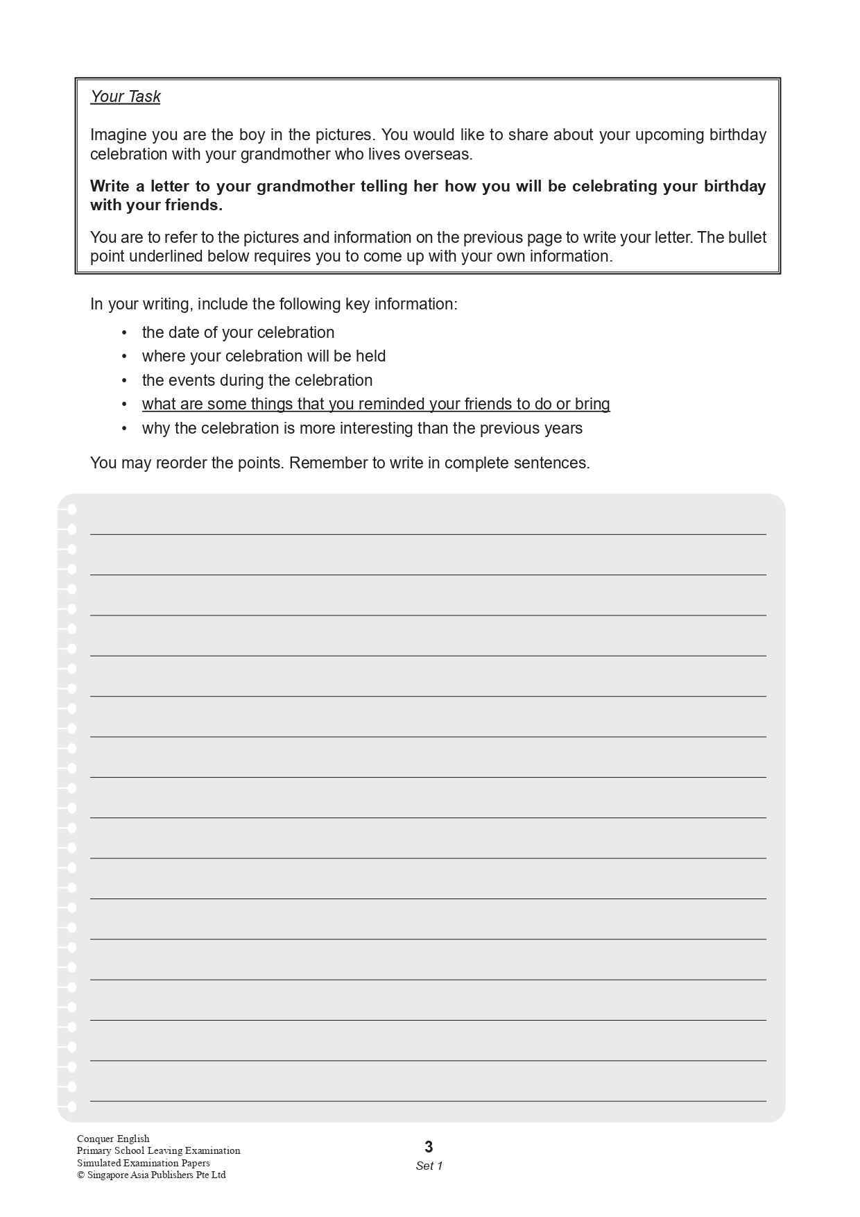 Conquer English Primary School Leaving Examination – Simulated Examination Papers