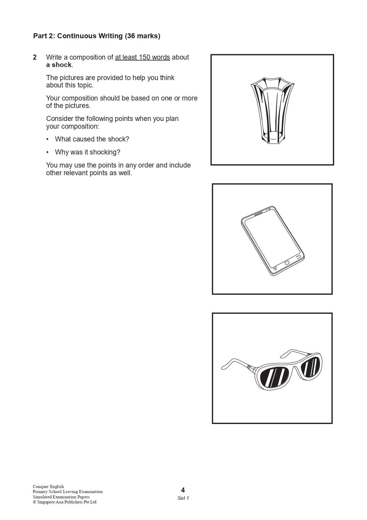 Conquer English Primary School Leaving Examination – Simulated Examination Papers